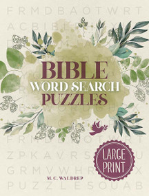 Bible Word Search Puzzles (Large Print) by M. C. Waldrep, 9780486854939