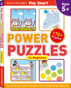 Play Smart Power Puzzles for Beginners (Ages 5+) by Gakken early childhood experts, 9784056212488