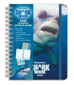 2026 Shark Week 13-Month Weekly Planner by Insight Editions, 9798886639698
