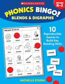 Phonics Bingo: Blends & Digraphs by MICHELLE STURM, 9781546106494