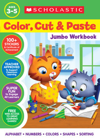 Color, Cut & Paste Jumbo Workbook by Scholastic, 9781546106999