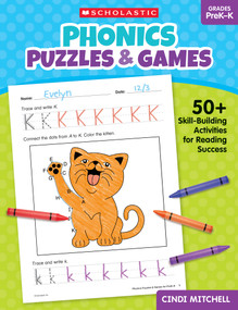 Phonics Puzzles & Games for PreK-K by Cindi Mitchell, 9781546113829