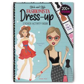 Stick and Style - Fashionista Dress-up (Sticker Activity Book) by , 9789362144713