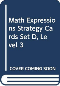 Strategy Cards, Set D Level 3 by MATH, 9780618715220