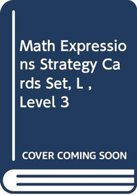 Strategy Cards, Set L Level 3 by MATH, 9780618715305