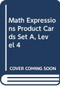 Product Cards, Set A Level 3/4 by MATH, 9780618701582