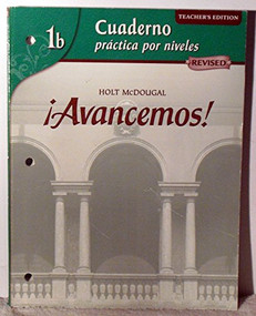 Cuaderno: Practica por niveles Workbook Teacher's Edition Level 1B (Spanish Edition) by , 9780618751006