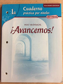 Cuaderno: Practica por niveles Workbook Teacher's Edition Level 1A (Spanish Edition) by , 9780618750993