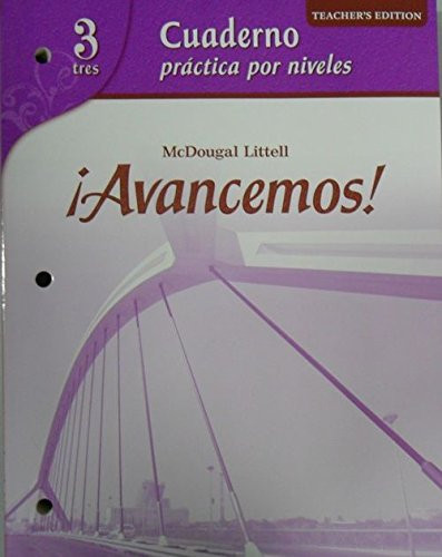 Cuaderno: Practica por niveles Workbook Teacher's Edition Level 3 (Spanish Edition) by CARLIN GAHALA, 9780618751037