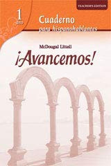 Cuaderno para hispanohablantes Workbook Teacher's Edition Level 1 (Spanish Edition) by , 9780618752287