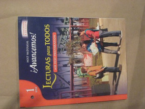 Lecturas para todos Workbook Teacher's Edition Levels 1A/1B/1 (Spanish Edition) by , 9780618752317