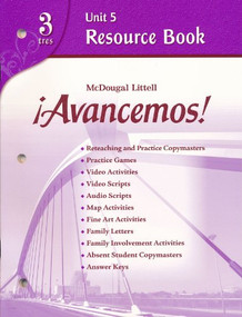 Unit Resource Book 5 Level 3 (Spanish Edition) by ML, 9780618753673
