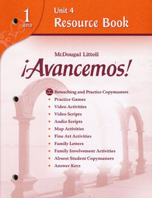 Unit Resource Book 4 Level 1 (Spanish Edition) by ML, 9780618766154