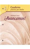 Cuaderno: Practica por niveles (Student Workbook) with Review Bookmarks Level 2 (Spanish Edition) by , 9780618782192