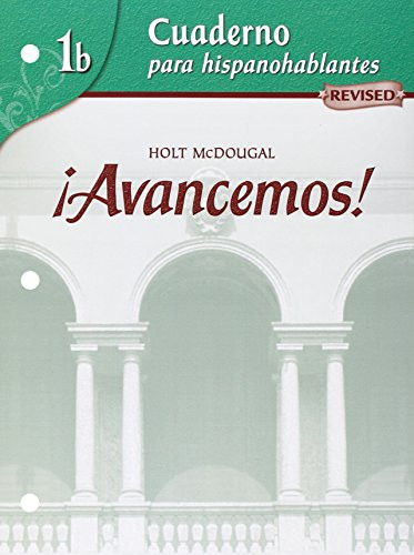 Cuaderno para hispanohablantes (Student Workbook) with Review Bookmarks Level 1B (Spanish Edition) by , 9780618782673