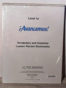 Lesson Review Bookmarks Level 1A (Spanish Edition) by ML, 9780618798582