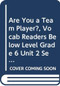 Are You a Team Player? (Individual Titles Set (6 copies each) Level S) by Reading, 9780547088266