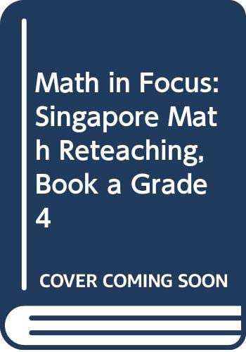 Reteach, Book A Grade 4 by Marshall Cavendish, 9780669016192