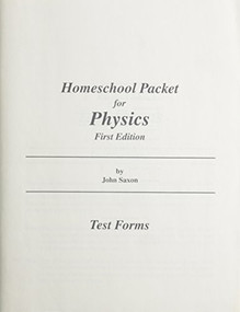 Homeschool Tests Only (First Edition) by SAXON, 9781565770850