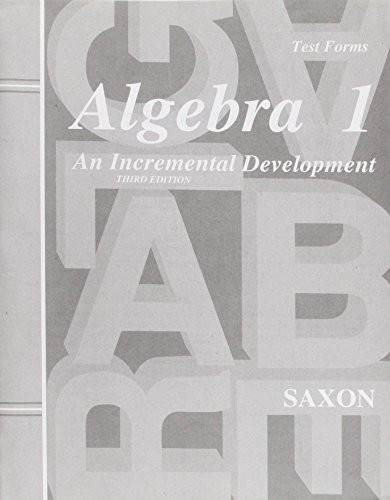 Extra Tests (Third Edition) by SAXON, 9781565771390