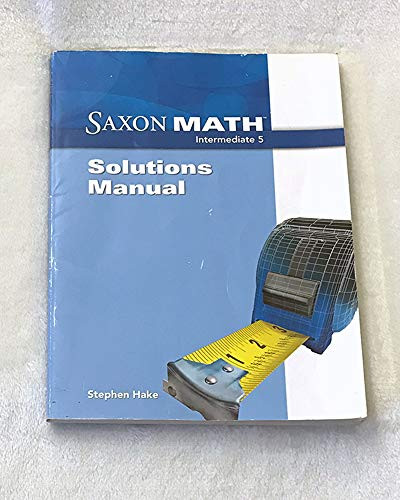 Solution Manual 2008 - 9781600325557 by HAKE, 9781600325557