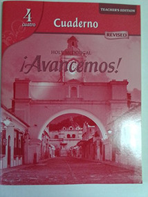 Cuaderno Teacher's Edition Level 4 (Spanish Edition) by , 9780547255446