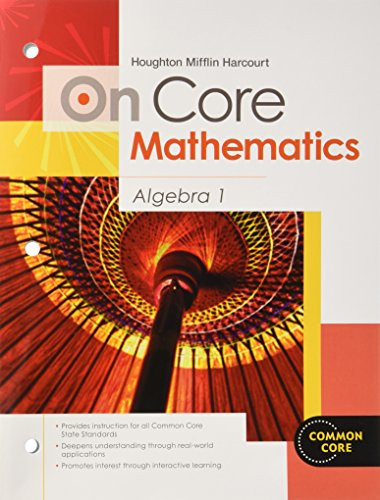 Student Worktext Algebra 1 2012 by HMD HMD, 9780547575278