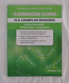 ELA Exemplar Instructional & Performance Assessment Resource Gr 4-5 Gr 4-5 by HMH HMH, 9780544025172