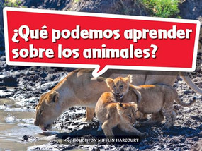 Book 009: ¿Qué podemos aprender sobre los animales? (Leveled Reader, Extra Support Grade K) (Spanish Edition) by HMH HMH, 9780544075832