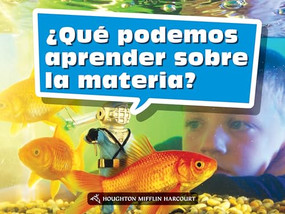 Book 013: ¿Qué podemos aprender sobre la materia? (Leveled Reader, On Level Grade K) (Spanish Edition) by HMH HMH, 9780544075887