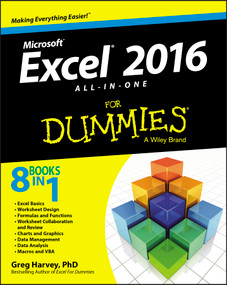 Excel 2016 All-in-One For Dummies by Greg Harvey, 9781119077152