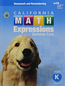Homework and Remembering Workbook, Volume 2 Grade K by HNM HNM, 9780544211308