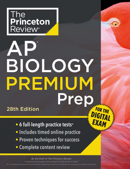 Princeton Review AP Biology Premium Prep, 28th Edition (6 Practice Tests + Digital Practice Online + Content Review) by The Princeton Review, 9780593518397