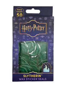 Harry Potter: Slytherin Wax Sticker Seals (Set of 50) by Insight Editions, 9798886639926