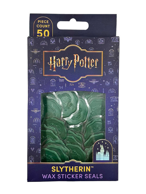 Harry Potter: Slytherin Wax Sticker Seals (Set of 50) by Insight Editions, 9798886639926