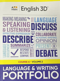 Course A Volume 2 Language & Writing Portfolio by HOUGHTON MIFFLIN HARCOURT, 9780358609452