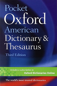 Pocket Oxford American Dictionary & Thesaurus by Oxford Languages, 9780199729951