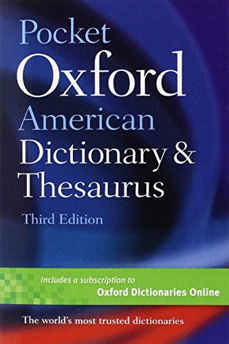 Pocket Oxford American Dictionary & Thesaurus by Oxford Languages, 9780199729951