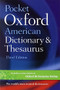 Pocket Oxford American Dictionary & Thesaurus by Oxford Languages, 9780199729951