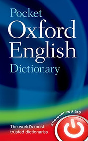 Pocket Oxford English Dictionary by Oxford Languages, 9780199666157
