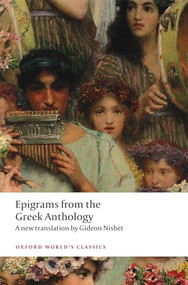 Epigrams from the Greek Anthology by Gideon Nisbet, 9780198854654