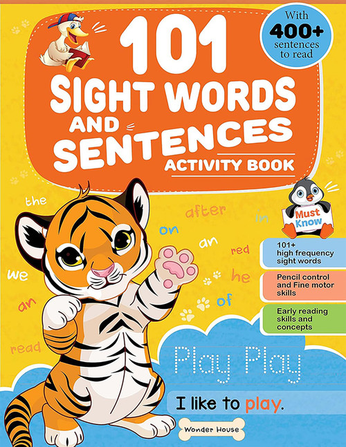 101 Sight Words And Sentence (With 400+ Sentences To Read) by Wonder House Books, 9789354402876