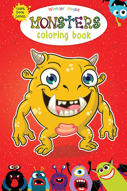 Monster Colouring Book (Jumbo Sized Colouring Books) by Wonder House Books, 9789387779440