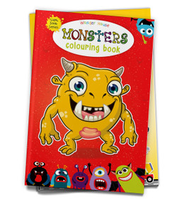 Monster Colouring Book (Jumbo Sized Colouring Books) by Wonder House Books, 9789387779440