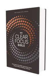 NIV, Clear Focus Bible, Hardcover, Charcoal/Copper (Read more of the Bible with better focus using the Bionic Reading Method), 9780310465515