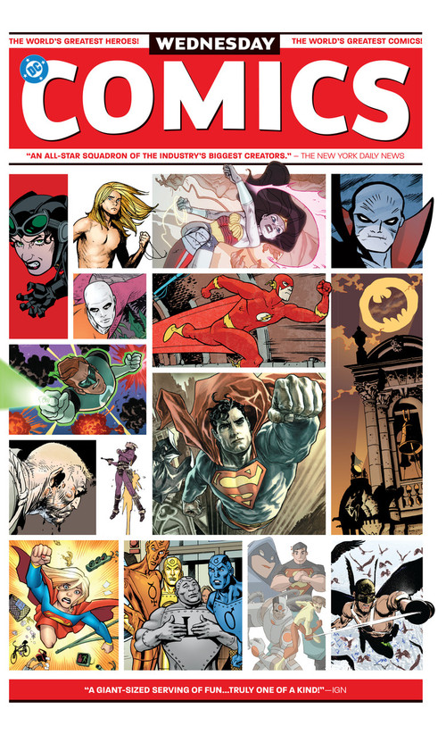 Wednesday Comics (2025 Edition) by Dan DiDio, Jose Luis Garcia-Lopez, Karl Kerschl, Joe Kubert, 9781799501688