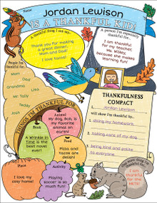 Poster Set: I'm a Thankful Kid! (3-6) by Liza Charlesworth, 9781338314359