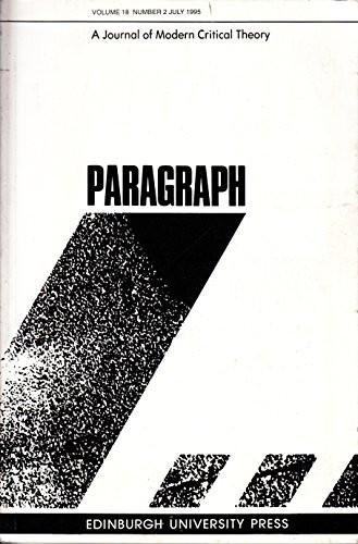 Mapping the Other: Anthroplogy and Literatures Limits (Paragraph Volume 18, Number 2) by Seán Hand, 9780748608164