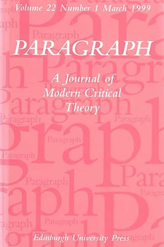 New British Hispanisms (Paragraph Volume 22, Issue 1) by Chris Perriam, 9780748613687
