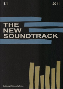 The New Soundtrack (Volume 1, Issue 1) by Stephen Deutsch, Larry Sider, Dominic Power, 9780748644230